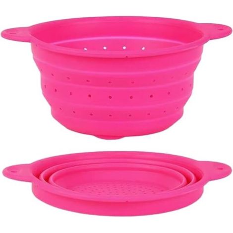Panier de vidange pliable en silicone pour légumes et fruits Résistant aux hautes températures (1/5)