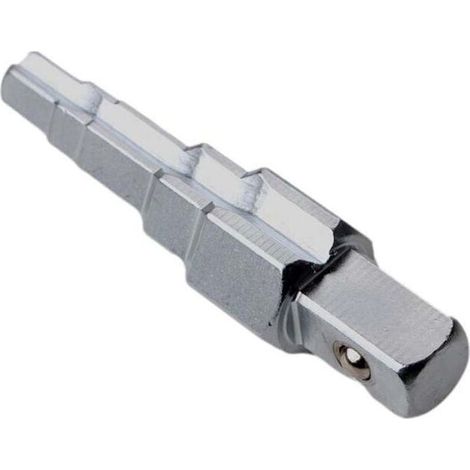 Cliquet pour Radiateur Vannes d'entraînement de 1/2 pouce Clé de Radiateur Étagée à Tête Carrée pour Vannes de Radiateur Domestiques 10-21mm (1/4)
