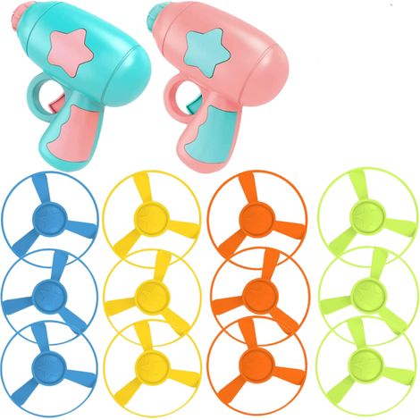 Lot 14 jouets interactifs pour chat – Hélices volantes – Frisbee aléatoire – Jeu poursuite (1/5)