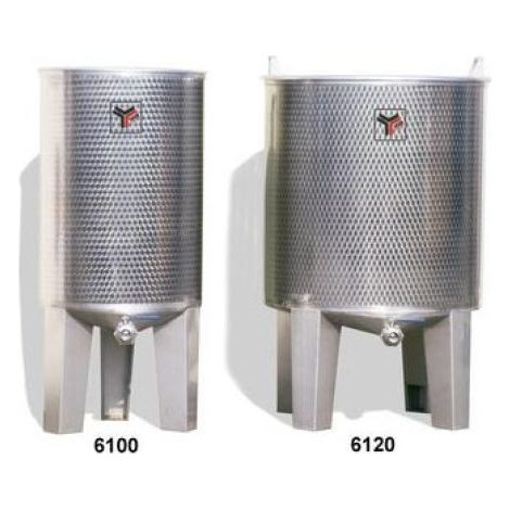 Maturatore professionale inox conico 1400 kg (1000 l) per miele