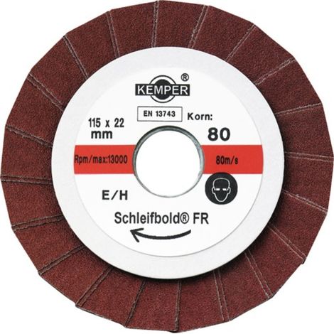 Lighthrobe Abrasive Bold® FR D.125mm K.80 fl.nk Kemper (1/2)