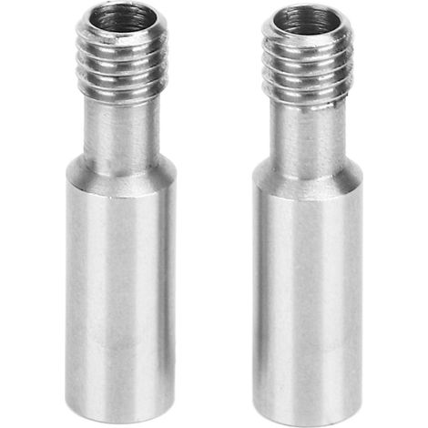 Lot de 2 tubes de rupture thermique en acier inoxydable 303 pour alimentation, pièces d'imprimante 3D avec finition CNC. (1/5)