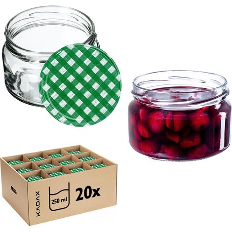 KADAX Glas Klara 250ml fi82 TO-250/1 Paket 20 Stück (1/5)