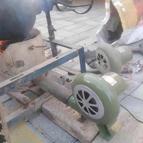 Ventilateur de barbecue pour allume-feu de camping, souffleur électrique pour forge de forge, DC12V 2800RPM-30W- (1/4)