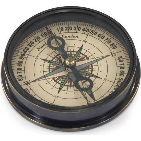 Signes Grimalt Décoration nautique Compasse nautique noire 9x9x2cm 77506