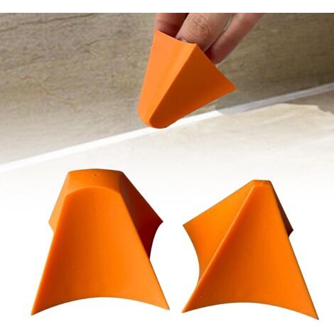 QORVA-Lot de 2 outils de couture en silicone, outil d'extraction en silicone réutilisable, outil de lissage pour cuisine et salle de bain, outil d'étanchéité pour un travail précis des coutures