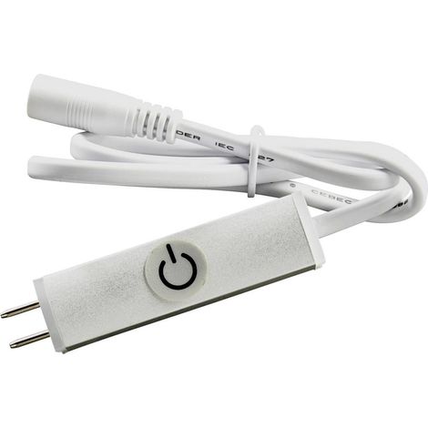 Heitronic 500553 MICANO Interrupteur tactile blanc (1/2)
