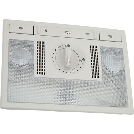 Lampe de lecture grise 6Q0959613A, accessoire de remplacement pour Seat Altea, Leon et Toledo (1/5)