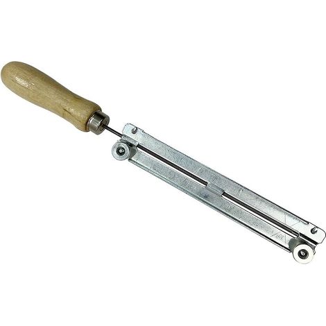 Porte lime avec lime 4,8mm pour chaîne de tronçonneuse (1/2)