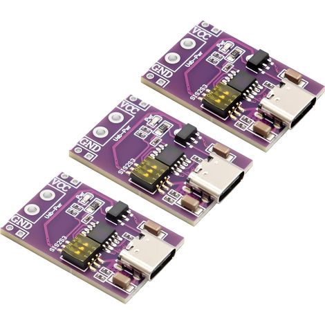 3 PCS PD/QC/AFC Module de déclenchement de leurre PCB à Charge Rapide, déclencheur de leurre à Charge Rapide prenant en Charge la Sortie de Tension 5 V, 9 V, 12 V, 15 V, 20 V (1/5)