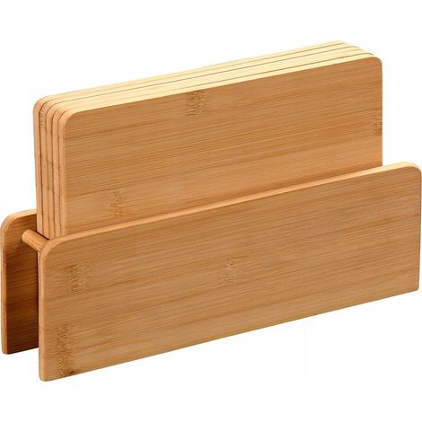 Juego de 5 tablas pequeñas de bambú (1/3)