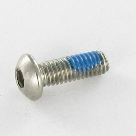 Vis métaux Inox A2 BHC (Tête Bombée Hexagonal creux) M8X20 Filetage total Clé de 5 HC5 + Frein filet-1 pièce