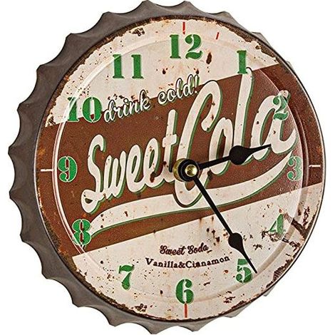 Orologio da Parete in Latta Sweet Cola Bizzotto - 0180184