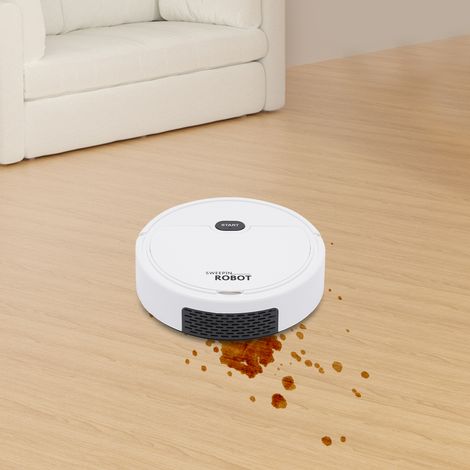 【Maison connectée】RRobot aspirateur, robot balayeuse avec fonction de lavage, station de recharge, 500 Pa (1/5)