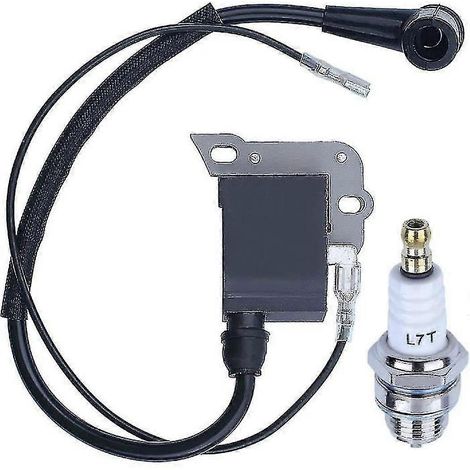 Bobine d'allumage 503901401 compatible avec Husqvarna 51, 55, 61, 66, 257, 261, 262, 266, 268, 272 et Jonsered 2054, EPA 2055, 2095 (avec B-szhg). (1/4)