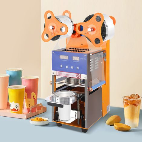 400W Automatic Electric Cup Sealer Commercial Full Cup Sealing Machine (1/5)