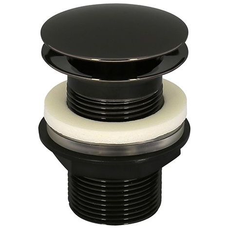 Bonde de Lavabo - Edouard Rousseau - Ecoulement Libre - Diamètre 63 mm - Certifiée NF - Finition Canon de Fusil (1/4)