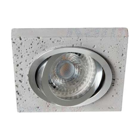 Plafonnier encastré Kanlux CEMIN 27230 GU10 carré béton (1/4)