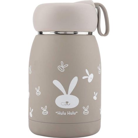 Mug isotherme en acier inoxydable, sous vide, design attrayant (couleur café) (1/5)