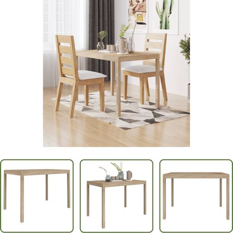Akazienholz Esstisch - Esstisch 110x70x75 cm Massivholz Akazie (1/5)