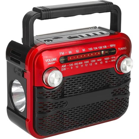 Radio Extérieur Rechargeable Audio avec Lampe De Poche (1/5)
