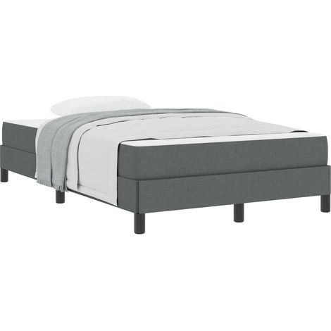 Maison Exclusive - Boxspringbett mit Matratze Dunkelgrau 120 x 20