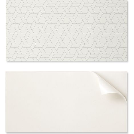 Azulejos decorativos de vinilo para pared con estampado geom茅trico hexagonal, 6x60x30 cm.