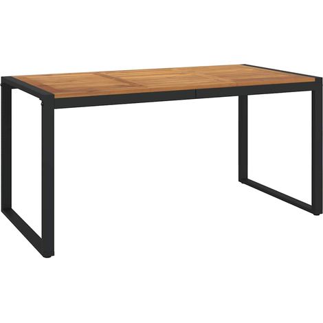 Maison Exclusive - Gartentisch mit Beinen in U-Form 160x80x75 cm