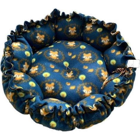 Rundes Katzenstreu, warmes Winternest, Welpenmatratze mit Kordelzug, XL-Katzen- und Hundekissen, max. 190 Zeichen.