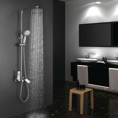 LLAVISAN L124264 DUAL ROUN PLUS Columna Ducha monomando - ref: L124264 (1/2)