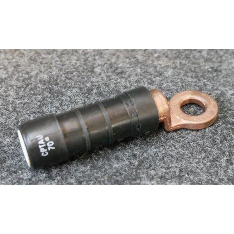Cosse alu-cuivre préisolée réseau aérien isolé BT-70mm² (Enedis: 6735456) CPTAU 70 Tyco