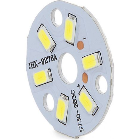 Greenice – Module LED 3W 300Lm 6000ºK CHPCBA3WCW – 6 LEDs SMD5630 – Ø32mm pour dissipation thermique – Remplacement direct ampoules