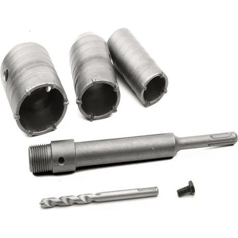 Set of bits 30/40/50 mm for wall in cement or in concrete (3 units) (1/4)