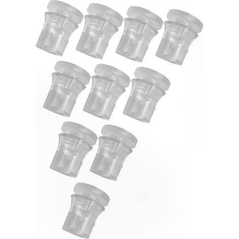 10 Supports Transparents avec Vis pour Fixation Murale, Kit de Montage pour Panneaux et Enseignes, Quincaillerie d'Installation, Lot de 10 Pièces (1/5)