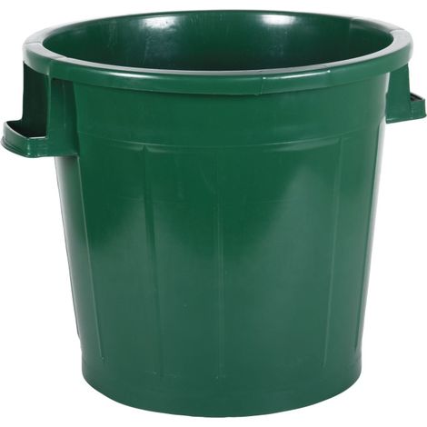 Corps de poubelle 75L Vert - Bac 2 poignées - Fabriqué en France - Livraison gratuite (1/2)