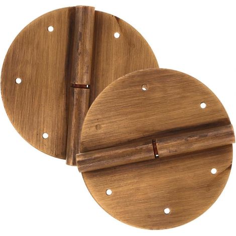 ULTECHNOVO Lot de 2 charnières rétro robustes en laiton pour portes de placard (1/5)