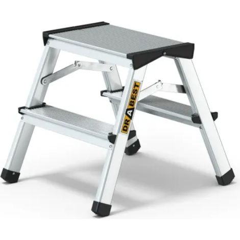 Drabest scala in alluminio doppia facciata 2x2 portata 125kg (1/3)