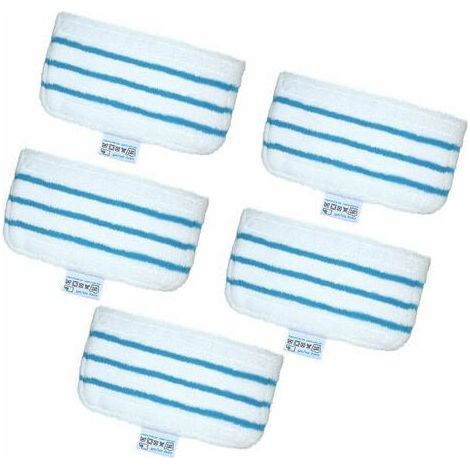 Lingettes de rechange pour balai vapeur Black+Decker FSM1610 / FSM1630, lavables, lot de 5. (1/5)