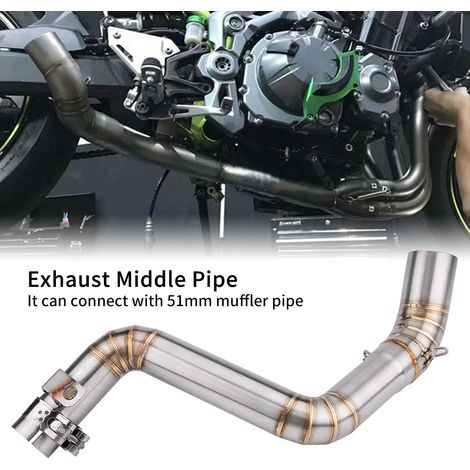 Komplette Auspuffanlage für 390er Motorrad (2013-2016) - Zwischenrohr (1/5)