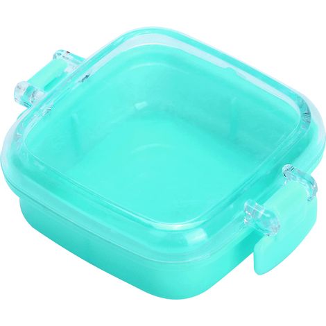 12er-Packung lebensmittelechte Kunststoff-Süßigkeitenboxen/Keks-Aufbewahrungsboxen mit Deckel, Seeblau (1/5)