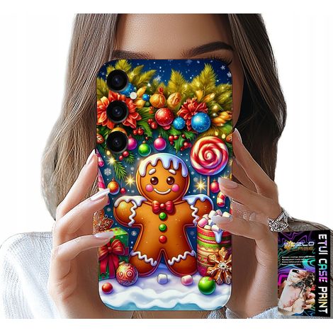Custodia per Samsung Galaxy A04S - motivi di pan di zenzero, caramelle, Natale + vetro (1/5)