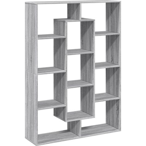 Maison Exclusive - Bücherregal Grau Sonoma 102x29x143 cm Holzwerk