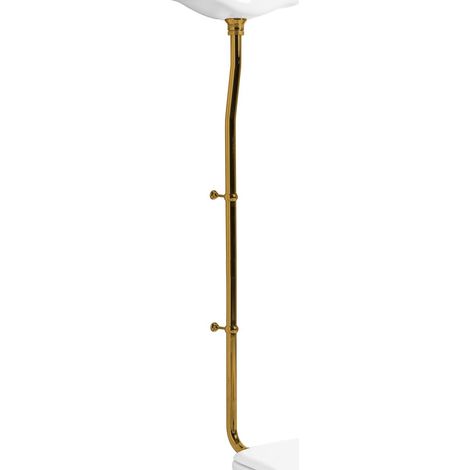 WALDORF Tuyau de chasse d'eau de réservoir haut, bronze (1/3)
