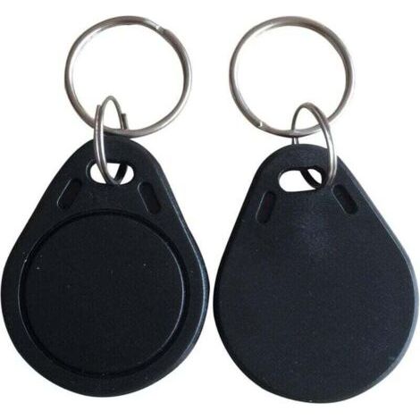 QORVA
-Lot de 10 badges RFID 13.56 MHz programmables – Étanches et modifiables via application MCT Android – Pour gestion d'accès et contrôle d'accès - 56Mhz (1/2)