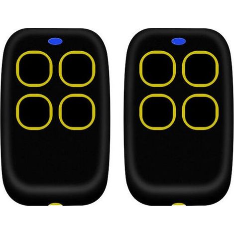 2PCSTélécommande portail universelle 4 en 1, télécommande rolling code universel multifréquence de 250 à 913 mhz. Radiocommande portail programmable version mise à jour avec liste de compatibilité (ja (1/4)