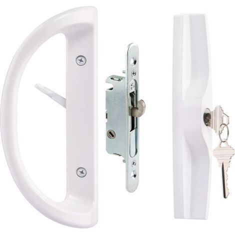 Fenêtre coulissante aluminium avec serrure – Poignée réversible pour portes bois et aluminium – Installation facile et sécurisée (1/5)