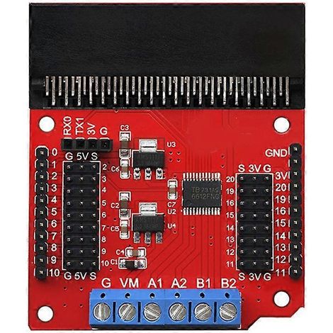 Carte d'extension pour pilote de moteur, carte de développement pour pilote de moteur CC, accessoires pour expériences de programmation DIY (1/5)