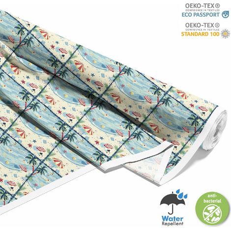 TESSUTI DECORATIVI PER ESTERNI OXFORD - motivo estivo DX9094 (1/5)