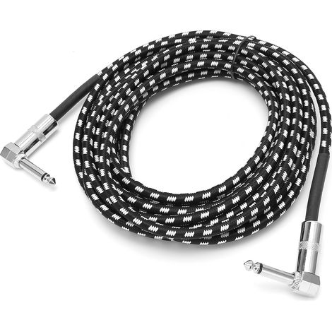 JORINDO Gitarren-Audiokabel, 6,35 mm (1/4 Zoll), Musikinstrumenten-Anschlusskabel, 6 m / 19,7 ft, JD6209 (1/5)
