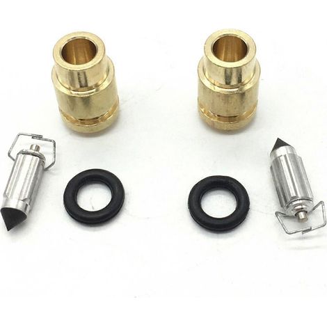 Pièce de rechange pour carburateur (siège d'aiguille flottant) compatible avec Yamaha DT125R, DT200R, TZR125, TZR250, DT200 R, TZR 125 250, DT 125 200 R - JXLGV (1/5)